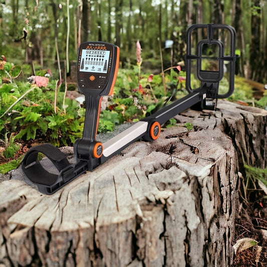 Foldable Metal Detector - Compact Gold Detector for Treasure Hunting